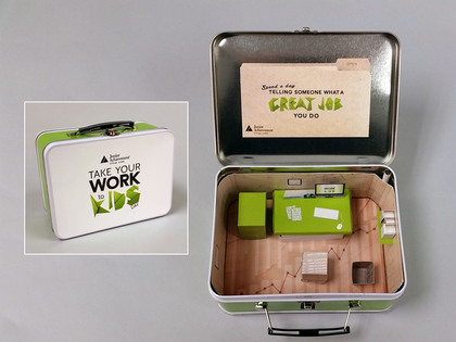 Junior Achievement of Chicago "Take Your Work to Kids Day" Lunch Box Thumb Image