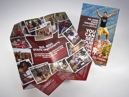 Sul Ross State University Exploding Page Recruitment Mailer Thumb Image