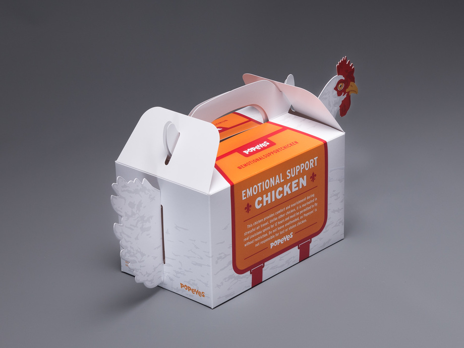 Popeyes Emotional Support [Fried] Chicken Box