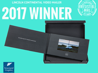 Lincoln Continental Video Mailer WINS “2017 Irresistible Mail Award!” Image