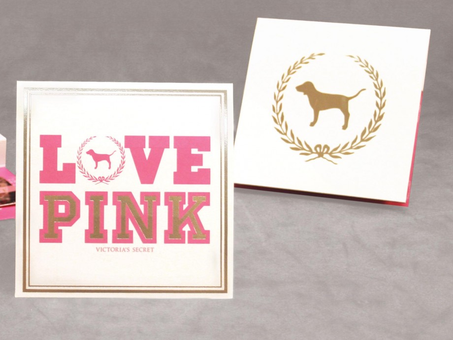 Victoria's Secret Pink Gift Card Holder Structural Graphics