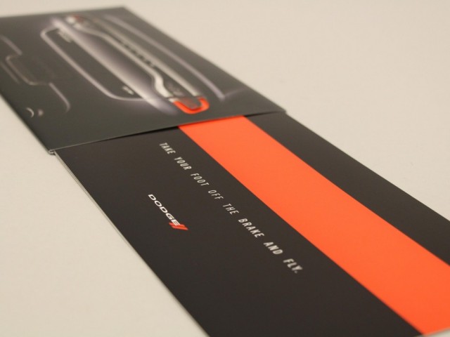 Dodge Dart mailer by Structural Graphics