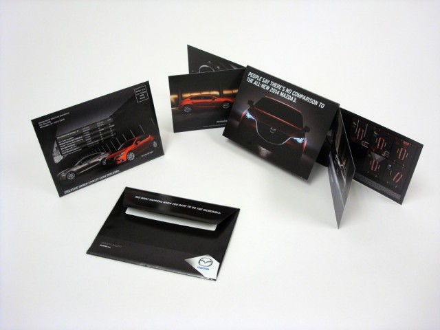 Mazda 3 marketing by Structural Graphics