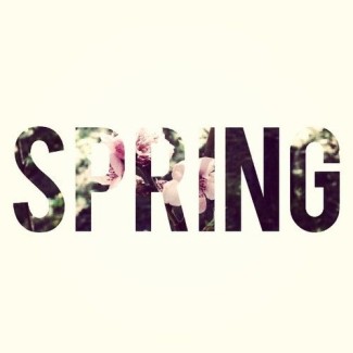 Spring typofont via whowhatwear.com.